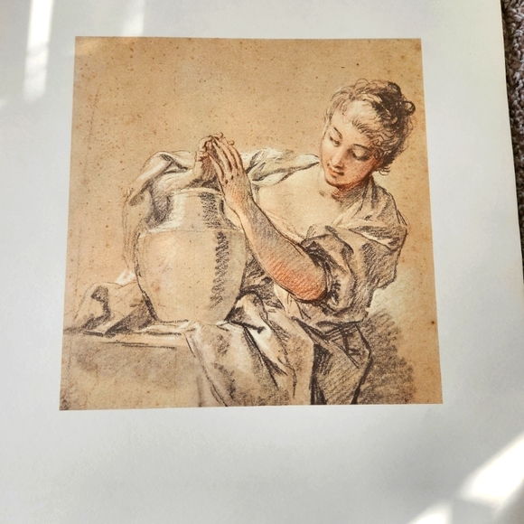 Boucher girl with jug reproduction - Picture 1 of 1